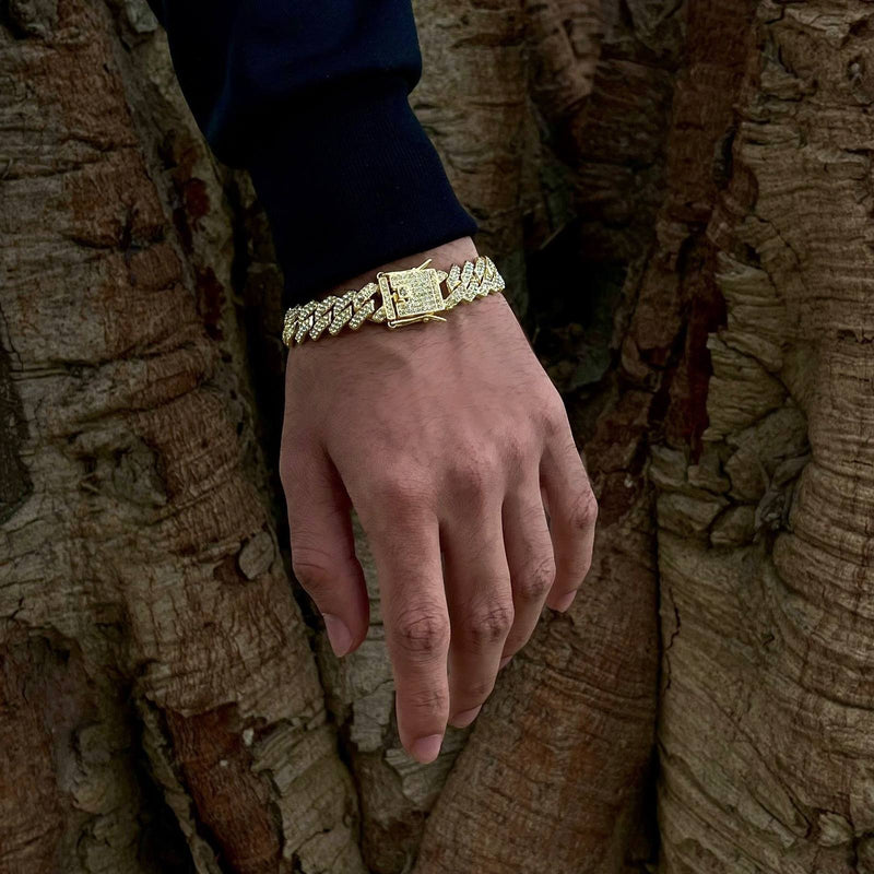 Iced Out Prong Bracelet