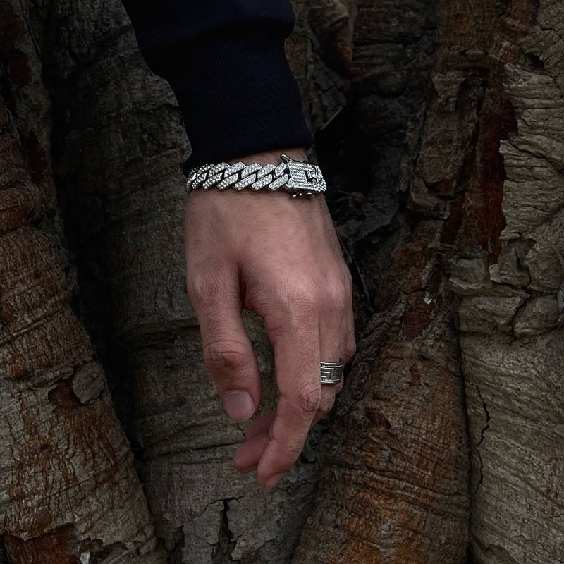 Iced Out Prong Bracelet