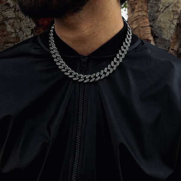 Black Iced Out Chain 13mm