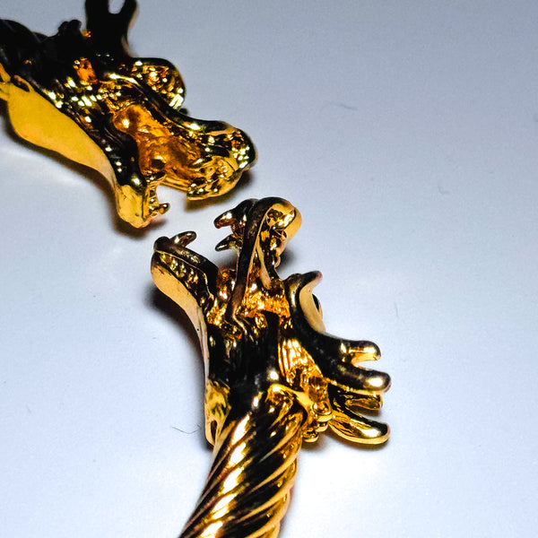 Gold Plated Dragon Fist