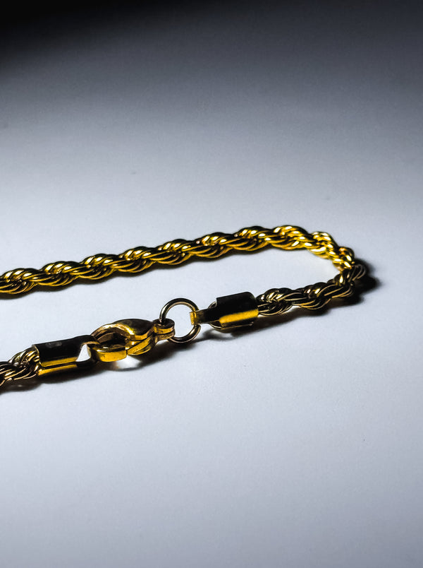 Golden Rope Chain 2mm