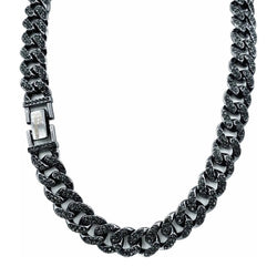 Black Iced Out Chain 13mm