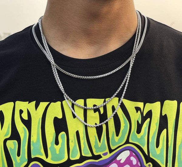 Silver Chains Set 2mm